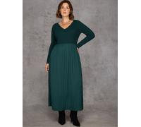 Live Unlimited Live Unlimited Green Curve Woven Jersey Mix Dress Green 52