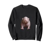 Live Weird Funny Naked Taupe Rat étrange Animal Sweatshirt