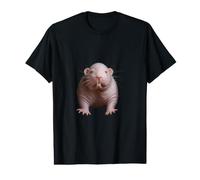 Live Weird Funny Naked Taupe Rat étrange Animal T-Shirt Graphique avec Valeur