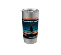 “Live Your Best Life, Remember to Dream” by Justin Neway Gobelet isotherme en acier inoxydable double paroi