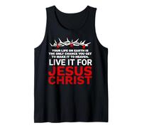 Live Your Life For Jesus Christ The Good News Galates 2 20 Débardeur