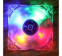 Livecity Sourcingmap Ventilateur de refroidissement pour PC 4 LED Multicolore 120 mm