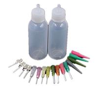 Livecitys it De Henné à La Mode Applicateur Bouteille Tatouage Body Art Buse Dessin Ensemble D'outils Pour Tatouages temporaires Larmes De Cristal Pierres Précieuses Autocollants Pour La Fê