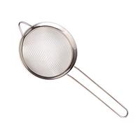 Livecitys Tamis De Cuisine D'acier Inoxydable, Outil De Maison De Filtre à Lait De Soja De Passoire D'huile De Tamis à Farine D'acier Inoxydable De Broadside 7 cm