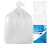 LIVEDECO - 400 L Recharge Billes de Polystyrène Neuve, Certifiées M1 Anti-FEU, pour Pouf Géant BiG52