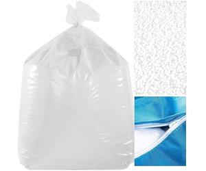 LIVEDECO - 50 L Recharge Billes de Polystyrène Neuve, Certifiées M1 Anti-FEU, pour Pouf Géant BiG52