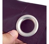 LIVEDECO - Housse Vide Pouf Géant XL Imperméable Extérieur Outdoor Aubergine Iron RAW BiG52