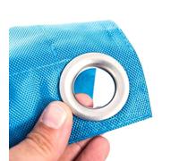 LIVEDECO - Housse Vide Pouf Géant XL Imperméable Extérieur Outdoor Bleu Turquoise Iron RAW BiG52