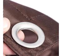 LIVEDECO - Housse Vide Pouf Géant XL Imperméable Extérieur Outdoor Chocolat BiG52 Iron RAW