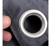 LIVEDECO - Housse Vide Pouf Géant XL Imperméable Extérieur Outdoor Gris Anthracite Graphite Iron RAW BiG52