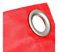 LIVEDECO - Housse Vide Pouf Géant XL Imperméable Extérieur Outdoor Rouge Iron RAW BiG52