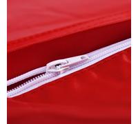 LIVEDECO - Housse Vide Pouf Géant XL Intérieur et Extérieur Rouge Classic BiG52