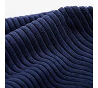 LIVEDECO - Housse Vide Pouf Géant XL Intérieur Velours Côtelé Bleu Marine BiG52