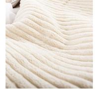 LiveDeco - Housse Vide Pouf Poire XL Intérieur Velours Côtelé Beige BiG52