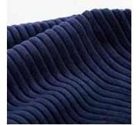 LiveDeco - Housse Vide Pouf Poire XL Intérieur Velours Côtelé Bleu Marine BiG52