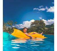 LIVEDECO - Pouf Géant XXL Déhoussable, Flottant pour Piscine, Jaune Pool BiG52