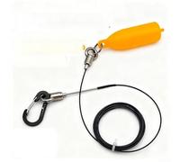 LiveFish Carrier pour la pêche - 2/3/4/6 m avec flotteurs en mousse PVC, câble en acier inoxydable résistant à la corrosion, pince à poisson compacte pour la randonnée ou les endroits éloignés