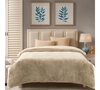 LiveGo Couverture en Fausse Fourrure de Lapin, Ultra-Douce et épaisse, réversible, à Grosses Bulles, pour canapé et lit, élégante et Confortable, Couverture pelucheuse pour Chambre à Coucher