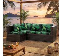 LiveGo Housse de coussin extensible pour canapé d'extérieur - Housse de protection souple et flexible - 6 - Été