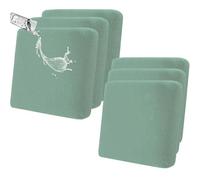 LiveGo Housses de coussin de terrasse d'extérieur, housses de rechange lavables pour canapé et canapé d'extérieur, douces et durables pour meubles de terrasse (6, vert pois)