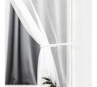 Liveinu Moustiquaire magnétique pour porte, filet fin, rideau moustiquaire, porte entièrement aimant, se ferme seule pour balcon, installation facile, blanc 3, 120 x 240 cm