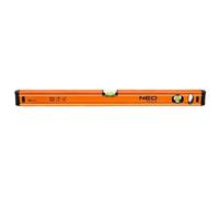 Livella a bolla d'aria 60 cm 2 fiale 1 superficie fresata Neo 71-062