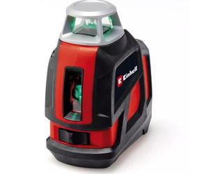 Livella Laser Einhell 360° Autolivellante con Linea Verde e Supporto a Parete -