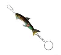 Lively and Practical For Shark Bottle Opener Tool Fun Lure Appât Design Key Ring Great for Outdoor Use (D)