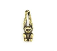 Lively Figurine de singe en laiton, design artistique miniature pour différents décors