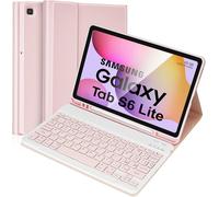 Lively Life Keyboard Case For Samsung Galaxy Tab S6 Lite 2020 10.4"" (Sm-P610/P615), 2022 (Sm-P613/P619), Italian Layout, Removable Keyboard For Samsung Tab S6 Lite, Pink