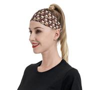 Lively Serre-tête imprimé chat mignon pour homme et femme - Bandeau à cheveux pour la course à pied, le football, la salle de sport