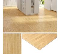 Livelynine Dalle PVC Adhesive Sol Bois Hêtre Clair Carrelage Adhesif Sol 30x30 Lino Sol Adhesif Chambre Dalle Adhesive Sol Salle de Bain 32-Dalle Parquet Adhesif Sol Toilette Cuisine Revetement de Sol