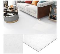 Livelynine Dalle PVC Adhesive Sol Salle de Bain Blanc 32-Dalles Lino Sol Adhesif Epais Cuisine Chambre Lavable Revetement de Sol Adhesif pour Sol Corridor Carrelage Adhesif Sol 30x30 Sticker pour Sol