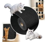 Livelynine Grattoir Chat Canapé Noir Griffoir Chat Canapé Autocollant Anti-Rayures Tapis Griffoir Chaton Adhesif Noir 40CMx2M Grattoir Chaton Canape Meuble Mural Protection Canape Anti Griffe