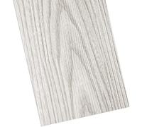 Livelynine Lino Sol Adhesif Rouleau Gris Clair 32 Dalles PVC Adhesive Sol Blanc Effet Bois 90x15cm Parquet Adhesif Sols pour Chambre Salon Cuisine Lavable Revetement Mural Bois Salle de Bain Sols PVC