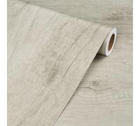 Livelynine Papier Adhesif pour Meuble Bois Clair Rouleau Adhesif pour Meuble Cuisine Imperméable Revêtement Plan de Travail Adhésif Bois Vinyle Adhesif Bois Table Bureau Papier Peint Bois 40CMx2M