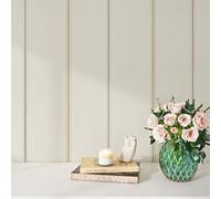 Livelynine Papier Peint Adhesif Mural Chambre Beige Effet Lin Papier Adhesif pour Meuble Cuisine Rouleau Adhesif Decoratif Mural Salon Rayures à Chevrons Vinyle Adhesif Meuble Cuisine Armoire 40CMx2M