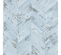 Livelynine Papier Peint Adhesif Mural Chambre Bleu Clair Chevron 40CMx10M Imperméable Papier Peint Autocollant Mural Salle de Bain Vinyle Adhesif Meuble TV Tiroirs Armoire Papier Adhésif pour Meuble