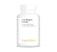 Liver Support Formula - Contribue à la Santé du Foie - SuperSmart | Antioxydant - Sans OGM - 90 Capsules Végétariennes