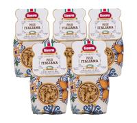 LIVERA - Gigli Ricci BIO pâte de semoule de blé dur, Biologique, filière bronze à séchage lent, italienne, fabrication artisanale, pack de 5 x 500gr
