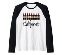 Livermore California Wine Country Bouteilles de vin Goût Amusant Manche Raglan
