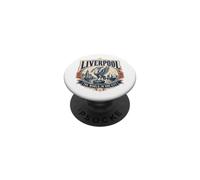 Liverpool, Angleterre, Le Monde en Une Seule Ville, scène Portuaire PopSockets PopGrip Adhésif