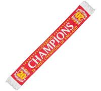 Liverpool Champions Écharpe 20 Times HD 2024-2025 Rouge/blanc/jaune, Rouge, 127x20cm