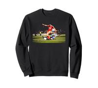Liverpool Contre Brighton Hove Albion Ian Rush en Action Sweatshirt