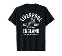 Liverpool England 1207 Coordonnées Blanches T-Shirt