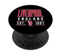 Liverpool England a créé 1207 Grand nom PopSockets PopGrip Adhésif