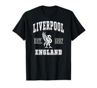 Liverpool England a établi 1207 Style collégial T-Shirt