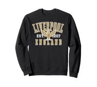 Liverpool England Ailes d'oiseau de Foie avec imprimé Royal Sweatshirt