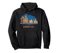 Liverpool England Souvenir de Voyage Cadeau Monument Sweat à Capuche