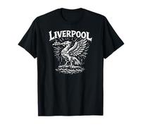 Liverpool England Zine Ink Liver Bird T-Shirt